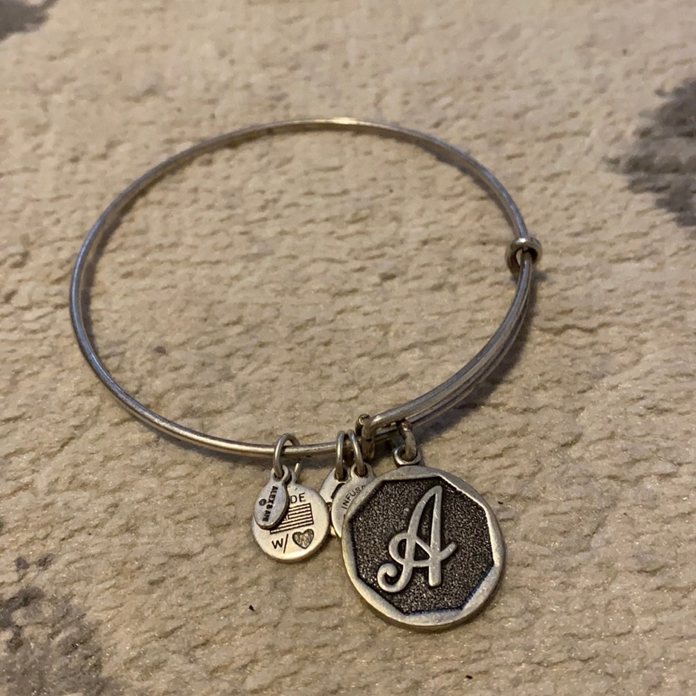 “A” letter Alex and Ani bracelet